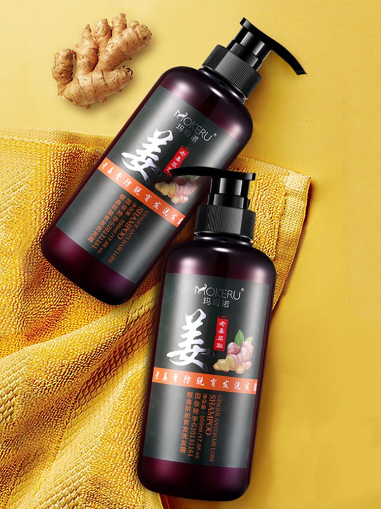 Ginger Shampoo Herbal Hair Growth Shampoo Anti Hair Loss Shampoo For Hair Care Treatment