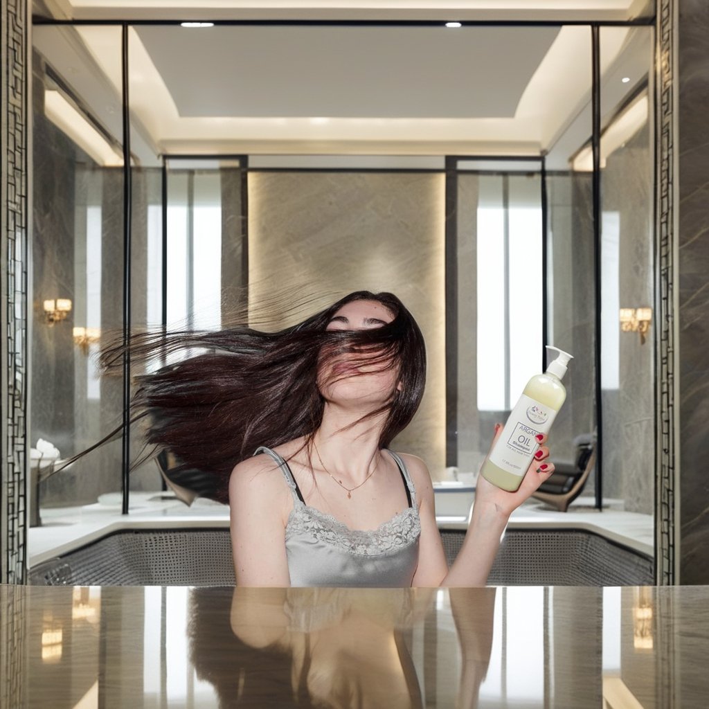 Wholesale natural moisturizing argan oil shampoo conditioner sulfate free shampoo hair loss care keratin argan oil hair shampoo