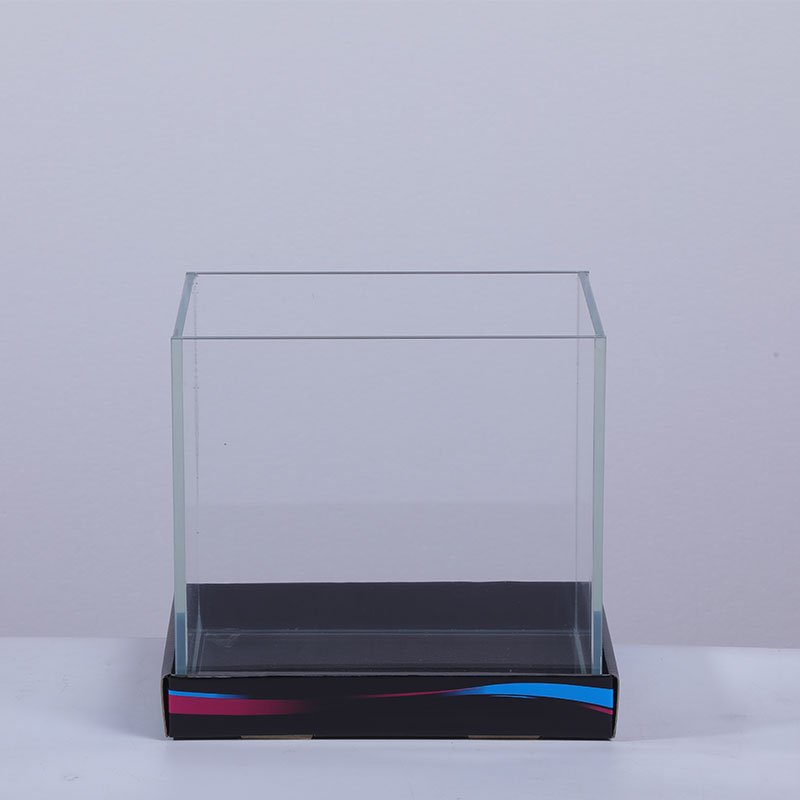 High definition glass fish tank glass aquarium ultra white glass right angle fish tank multifunctional rear aquarium fish tank