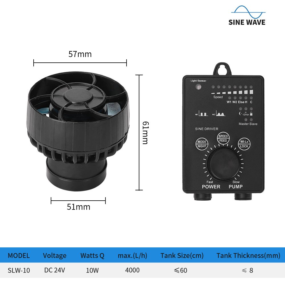 Jebao Wave Making Pump SLW/SLW-M Series WiFi Silent Recirculation Pump Surfing Pump