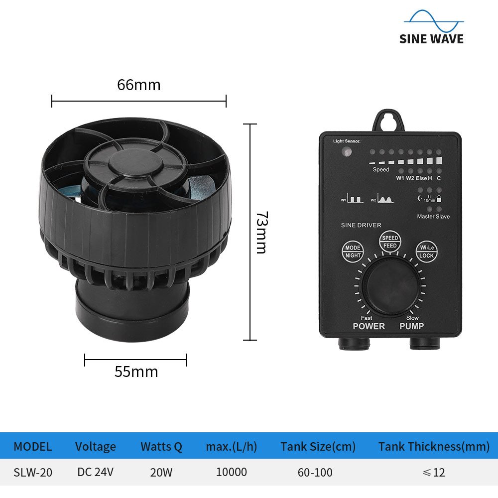 Jebao Wave Making Pump SLW/SLW-M Series WiFi Silent Recirculation Pump Surfing Pump