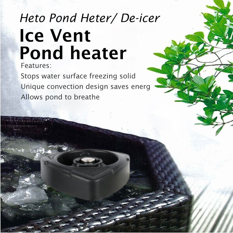 High Quality Fish Pond Heater Fish Pond Plastic Heater Fish Raising Equipment Heto Pond heater