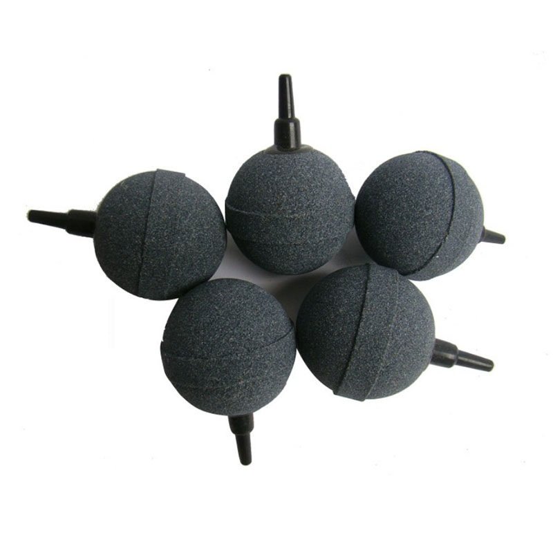Air bubble stone small round aquarium air pump stone hydroponic oxygen air stone for aquarium pond acquaculture