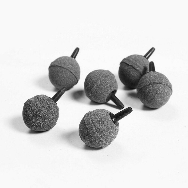 Air bubble stone small round aquarium air pump stone hydroponic oxygen air stone for aquarium pond acquaculture