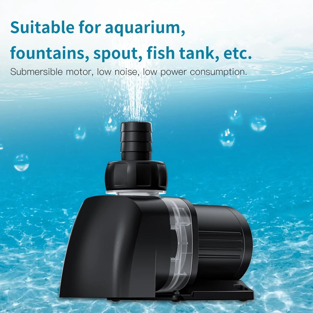 Jebao EP Series Aquarium Water Pump Ultra-quiet 12V Submersible Filter Fish Pond Tanks Accessories