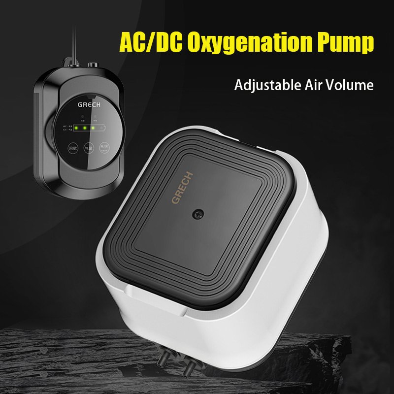 Sunsun Wholesale Electric Low Noise Aquarium Dual-use AC/DC Air Pump for Fish Tank Accessories for Oxygen Generator