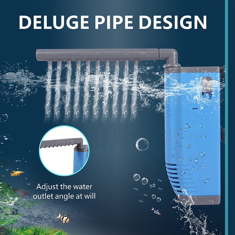 High Quality Compact Convenient Durable Strong Suction Cup Design Fish Tank Filter For Aquarium Use