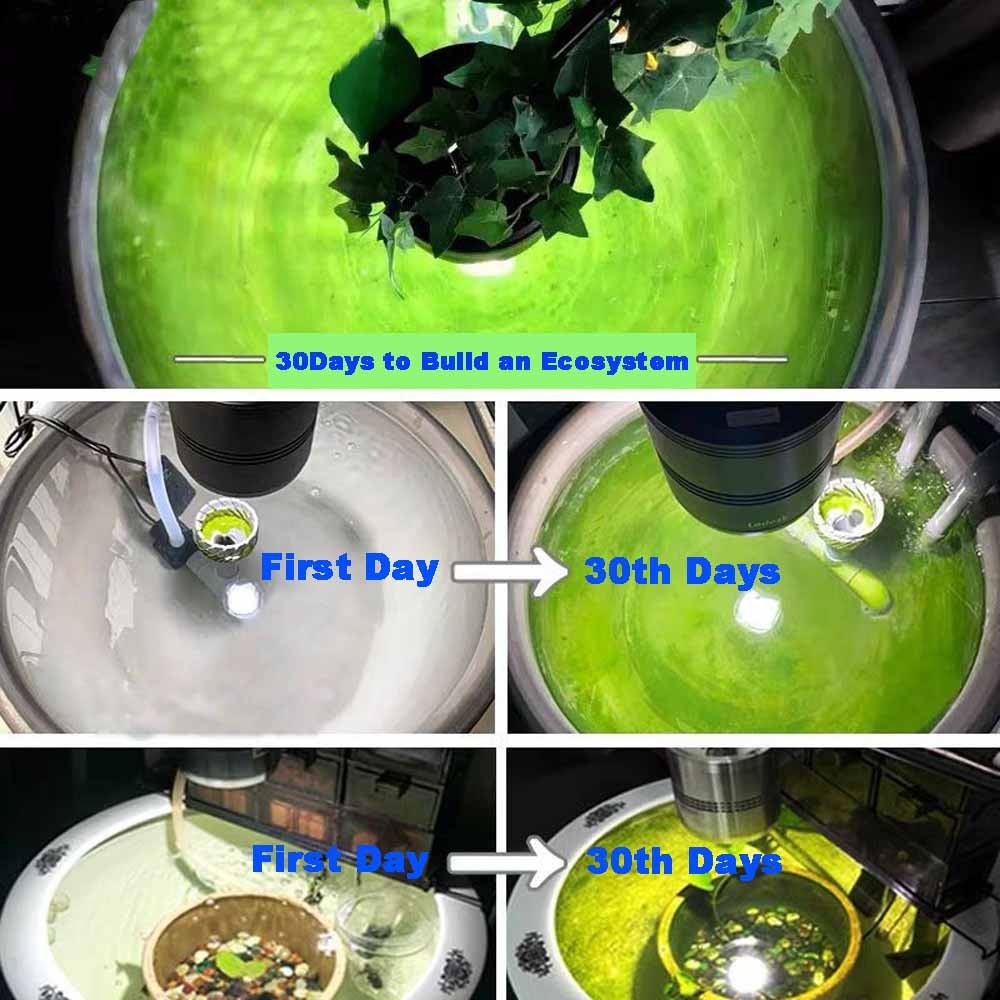 Free Logo Print White RGB RGBW UV Aquarium Fish Tank Spot Light Led Aquarium Light for Aquatic Freshwater