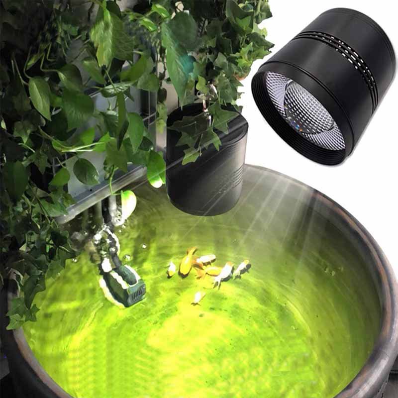 Free Logo Print White RGB RGBW UV Aquarium Fish Tank Spot Light Led Aquarium Light for Aquatic Freshwater
