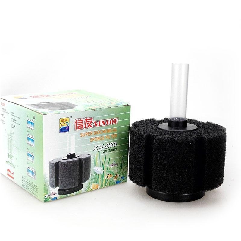 Xinyou sponge filter XY-380 wholesale aquarium sponge filter bio sponge filter for aquarium