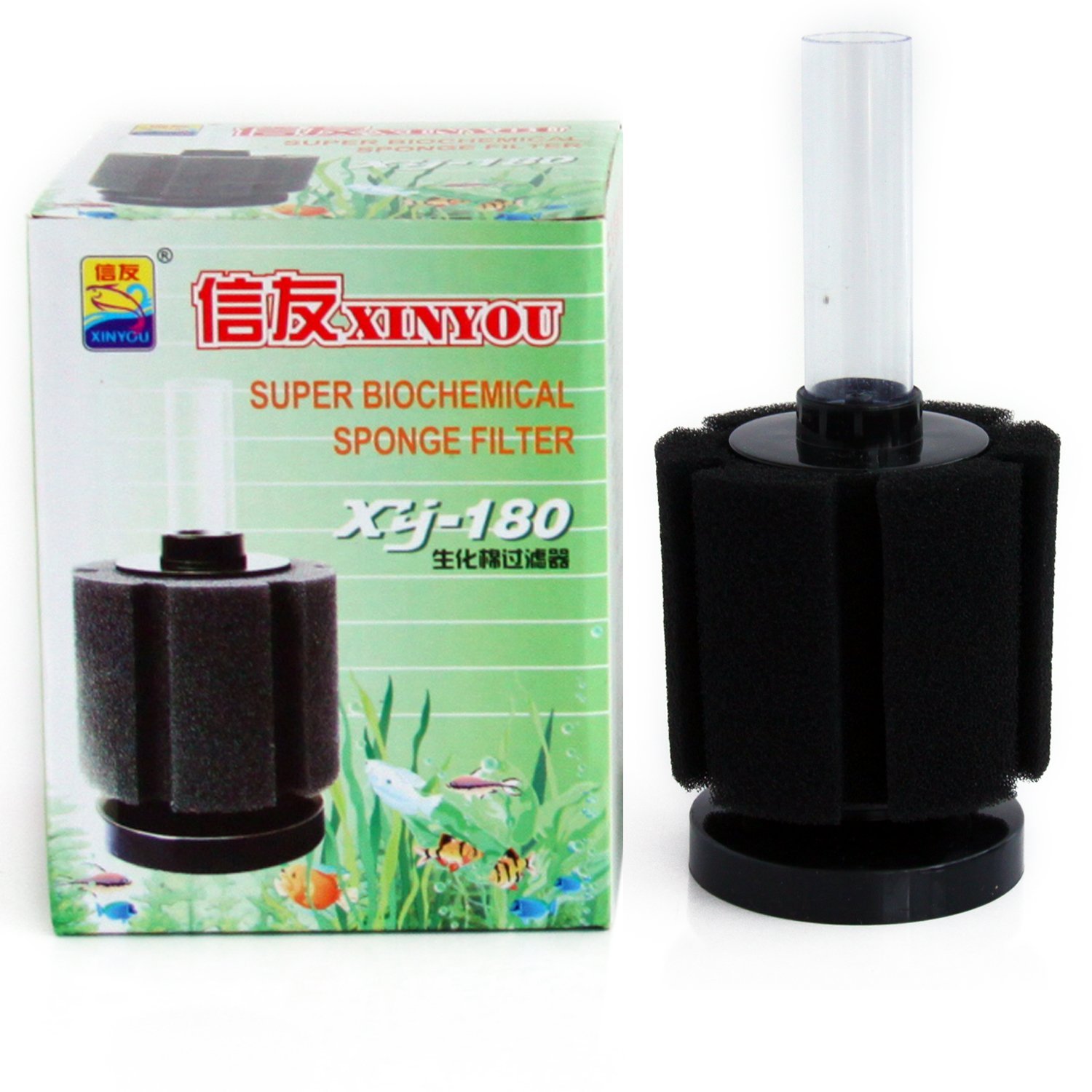 Xinyou sponge filter XY-380 wholesale aquarium sponge filter bio sponge filter for aquarium