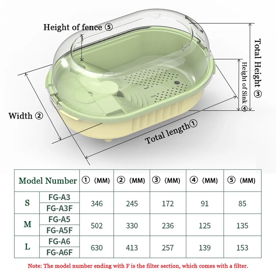 Wholesale High Quality Eco Turtle Tank Reptile Glass Water Turtle Pool Aquarium with Filtration