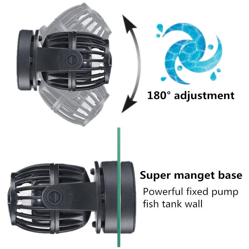 Jebao Aquarium Wave Maker Pump 24V Wireless Wave Maker Water Pump RW-4 RW8 RW15 RW20 for Fish Tank Pond