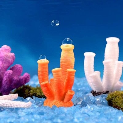 Custom Aquarium Landscaping Fish Tank Decoration Aquarium Accessories Colorful Coral Aquarium Decoration