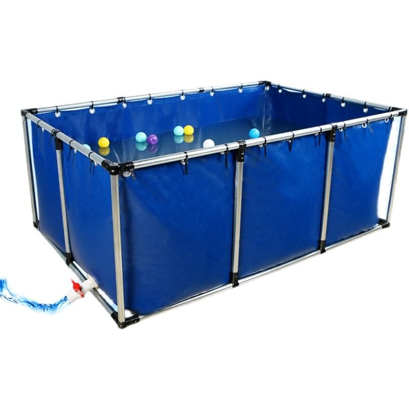 Cheap Durable Metal Frame Pool Above Ground Rectangle PVC Wall Frame Pool