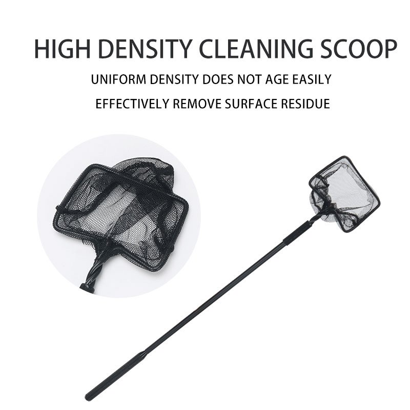 ZRDR Carbon Fiber 3 in 1 Aquarium Cleaning Tool Kit Algae Scraper Scrubber Pad Sponge Telescopic Handle Fish Tank Brush