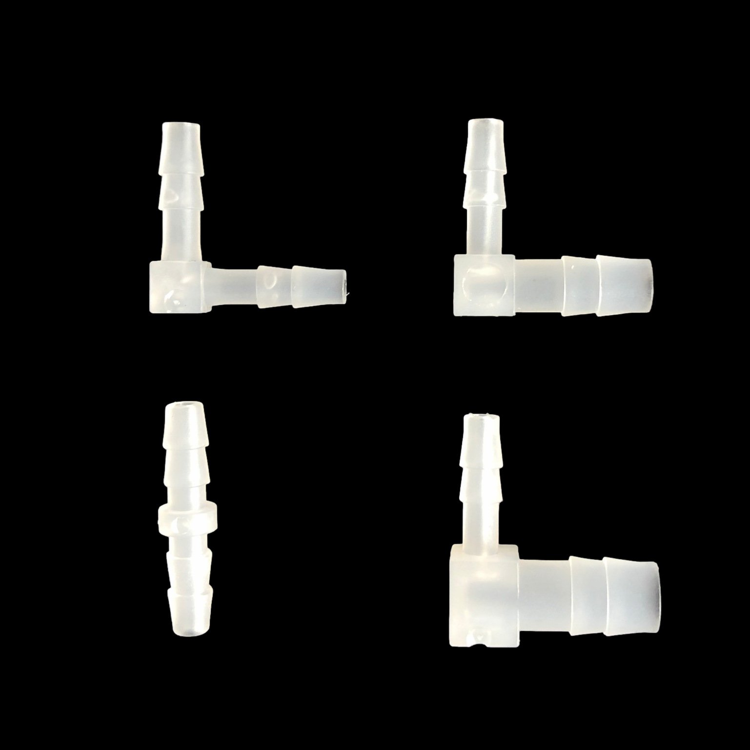 Fish tank air pump 4mm elbow plastic aquarium connector air pipe accessories