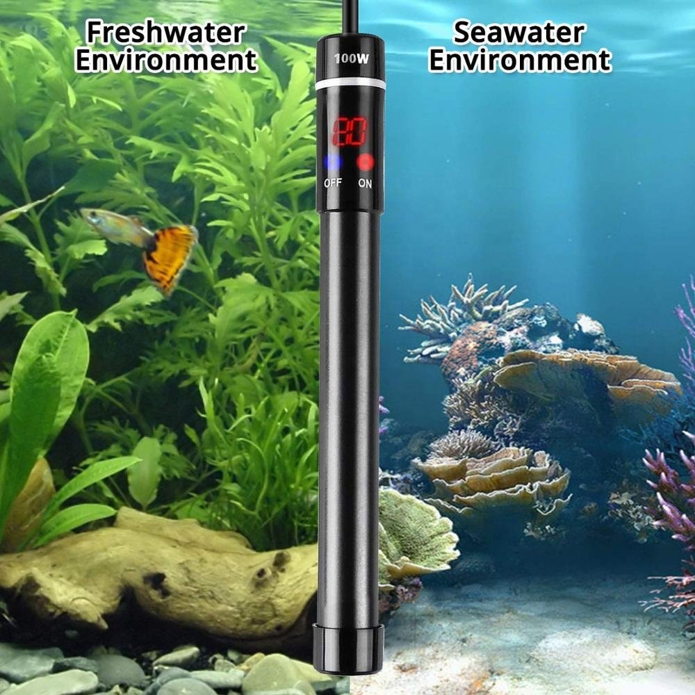 Seabillion 2018 New Design 50W 100W 200W 300W 500W Titanium Alloy Aquarium Heater