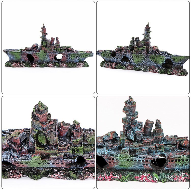 warship black pearl pirate ship aquarium decor aquarium decoration ship