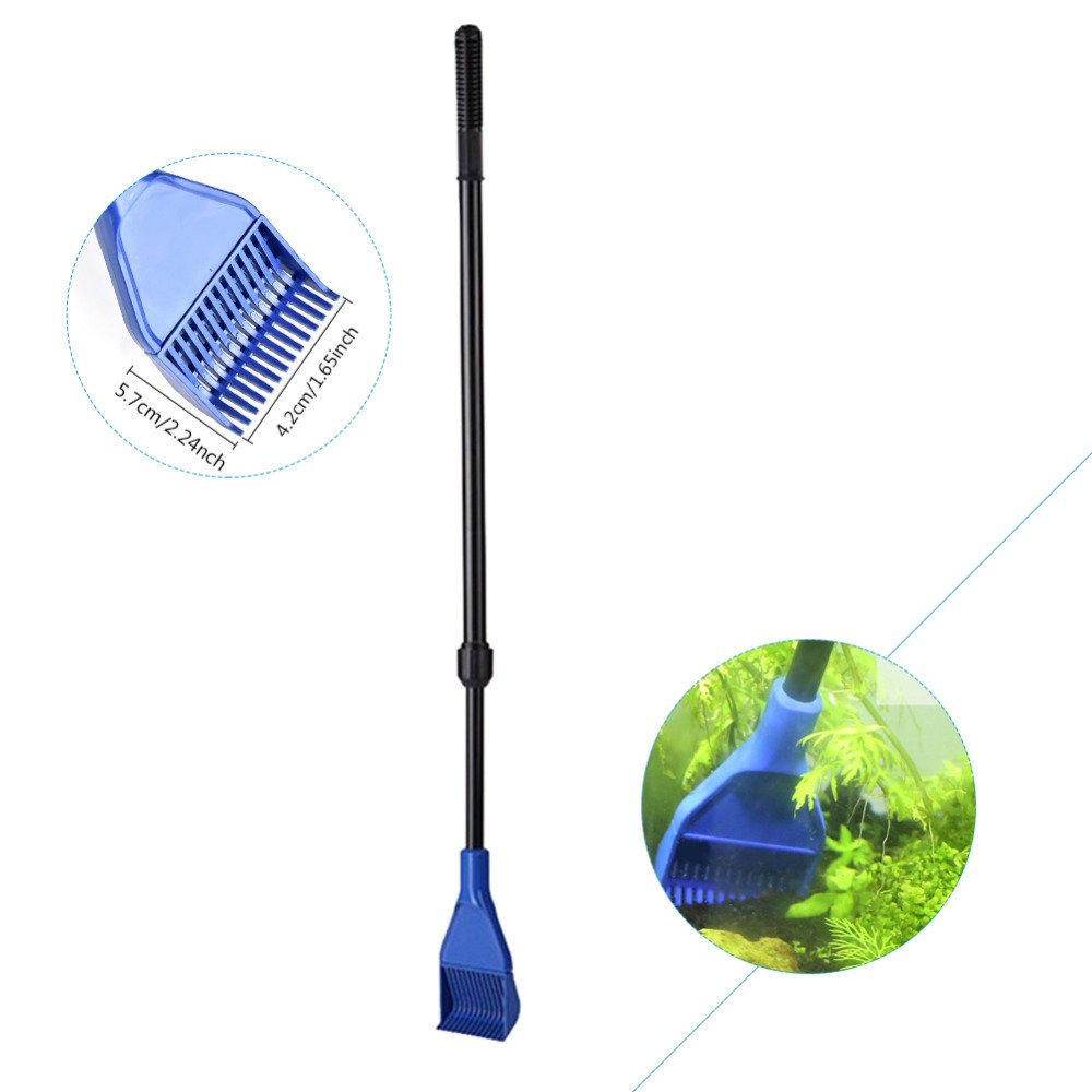 C&C Upgraded Telescopic 6 in 1 Aquarium Cleaning Kit brush for Fish Tank