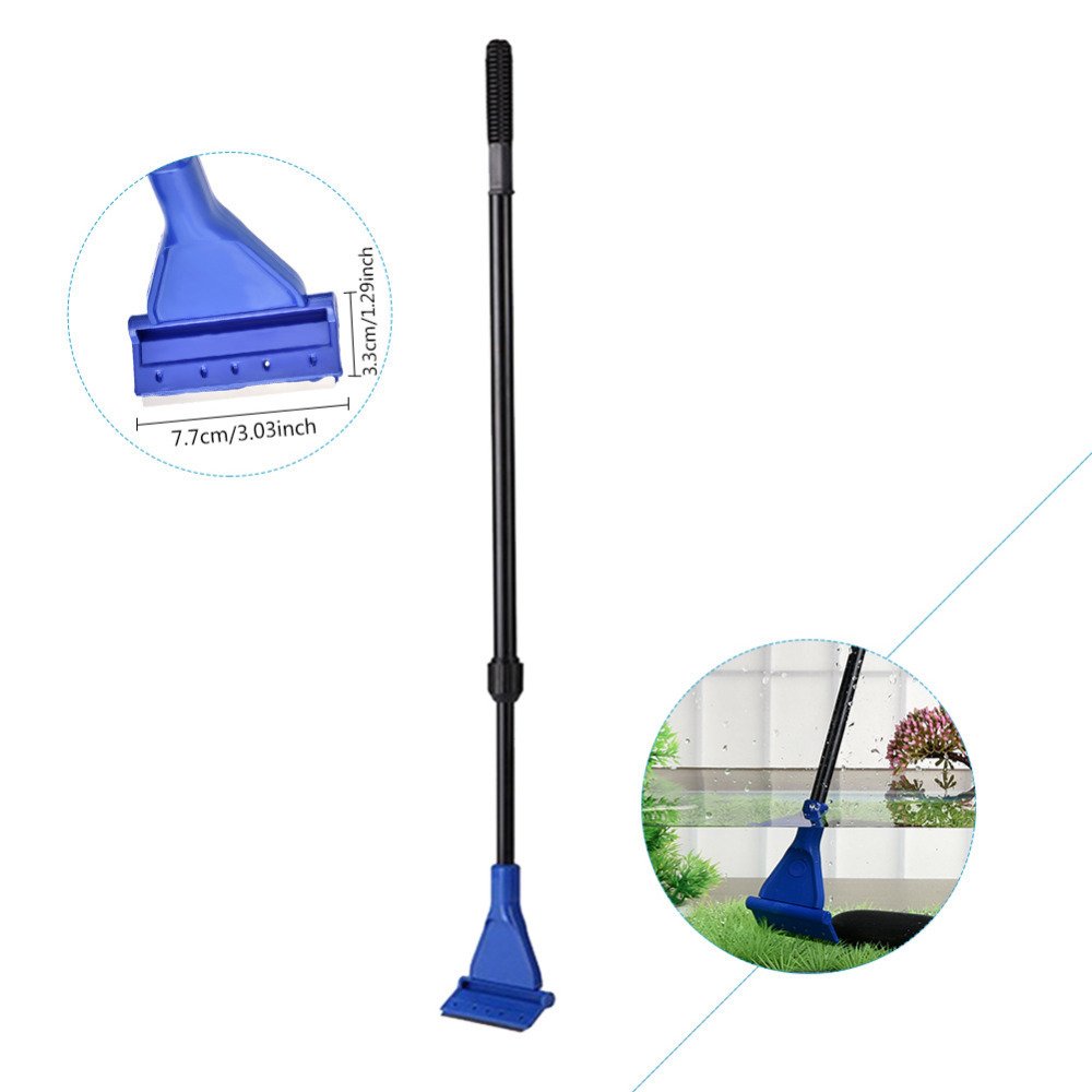 C&C Upgraded Telescopic 6 in 1 Aquarium Cleaning Kit brush for Fish Tank