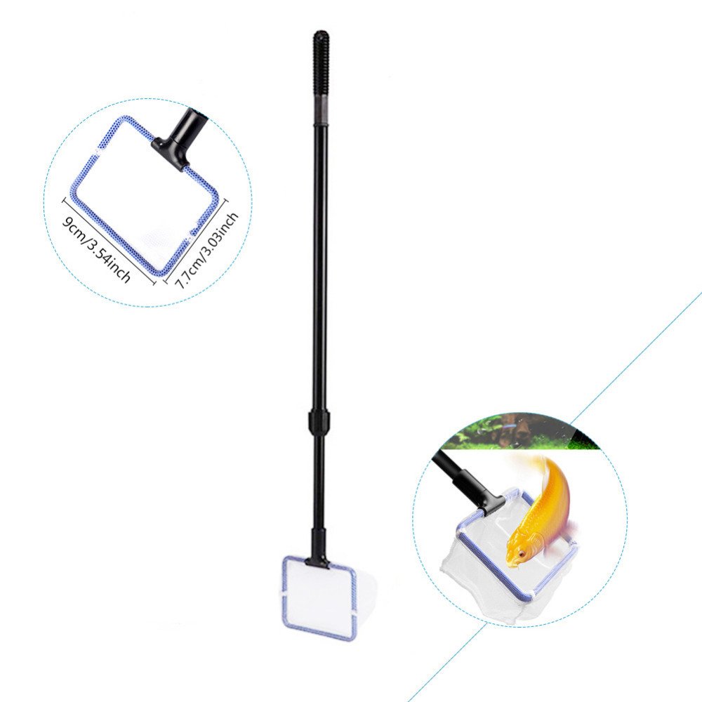 C&C Upgraded Telescopic 6 in 1 Aquarium Cleaning Kit brush for Fish Tank