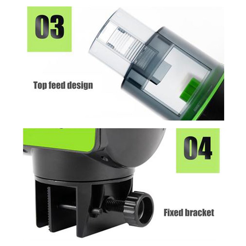 Intellect Automatic Aquarium Feeder With LCD Digital Charging Fish Tank Timer Feeder Food Feeding Dispenser Tool Accessories
