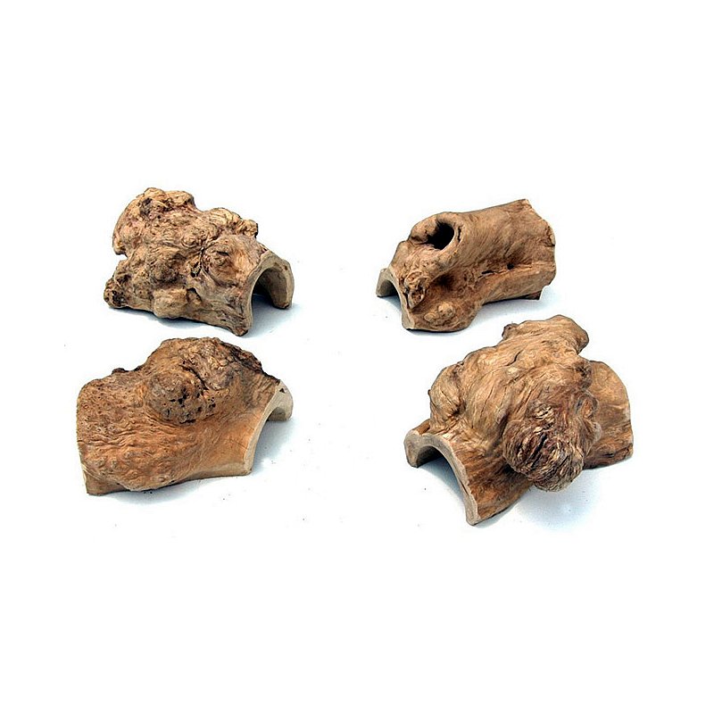 Best selling 2024 Coffee Wood Reptile Hideout - Reptile Cave Decoration WhatsApp: +84 963 949 178