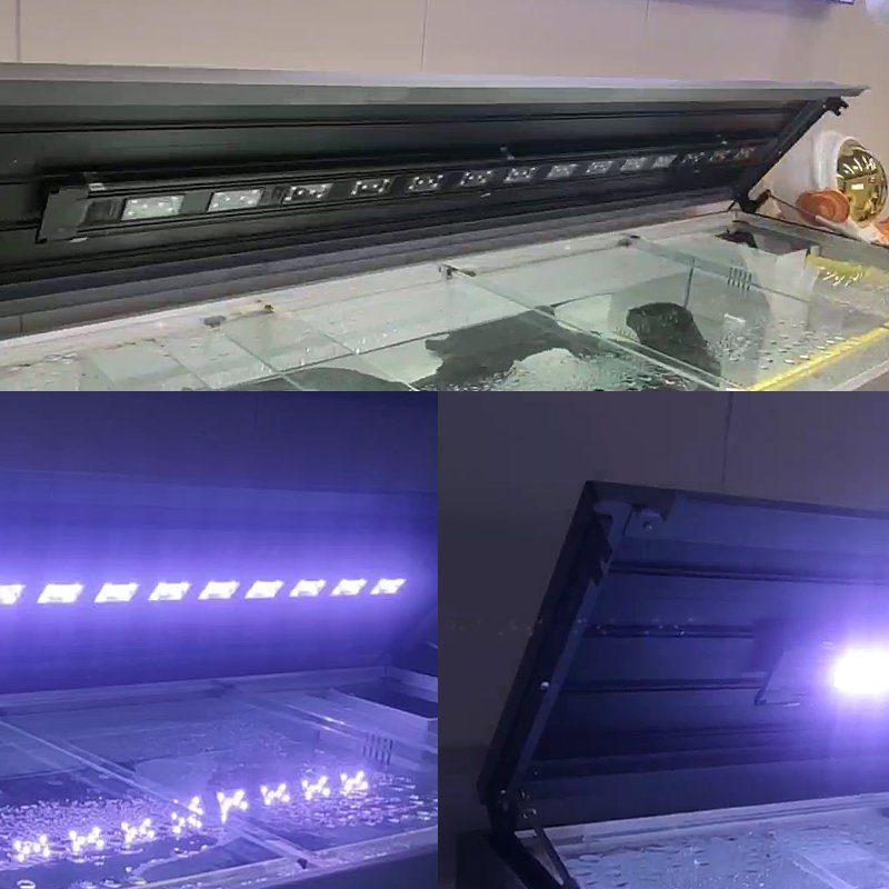 Flip cover aquarium accessories Low iron glass fish tank sliding cover glass lid for fish tank