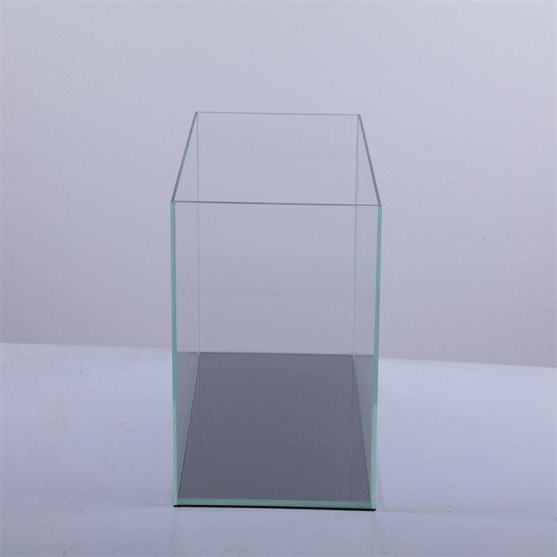 30cm Ultra white glass fish tank aquarium high definition right angle glass fish tank ultra white water and land tank