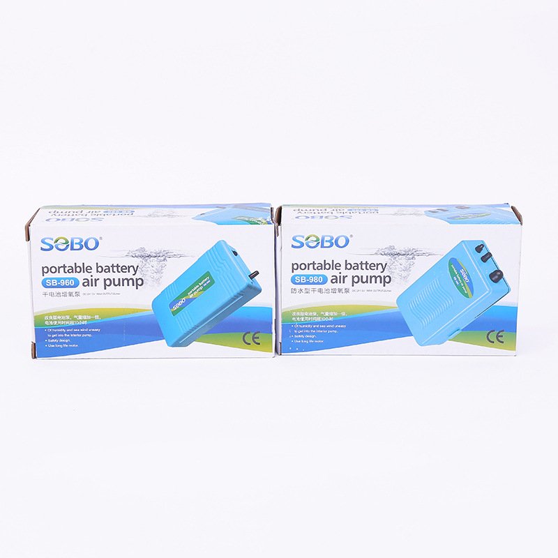 Sobo Wireless 1.5W AC Electric Fishing Aerator battery powered Aquarium Air Pump