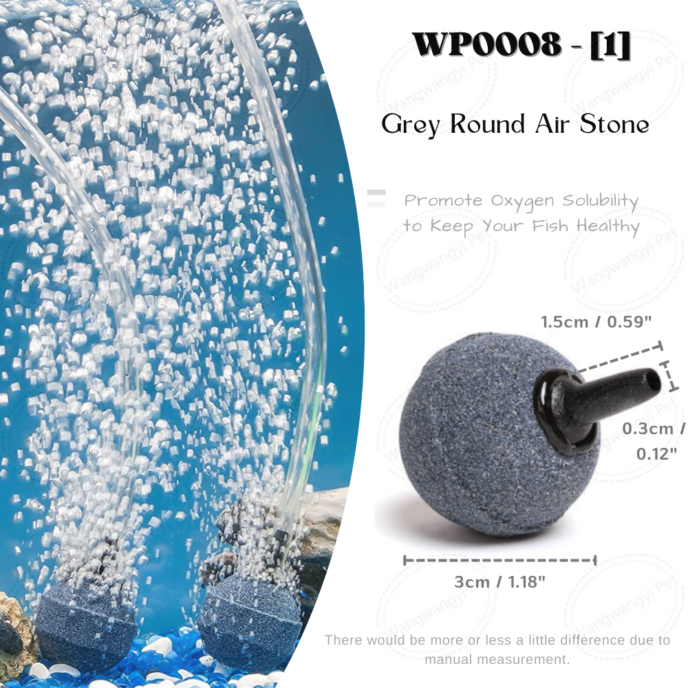 Aquarium Air Stone Cylinder Bubble Diffuser Release Tool for Air Pumps Small Buckets and Fish Tanks