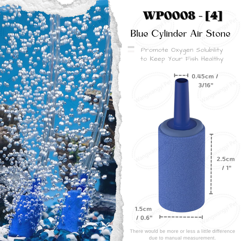 Aquarium Air Stone Cylinder Bubble Diffuser Release Tool for Air Pumps Small Buckets and Fish Tanks