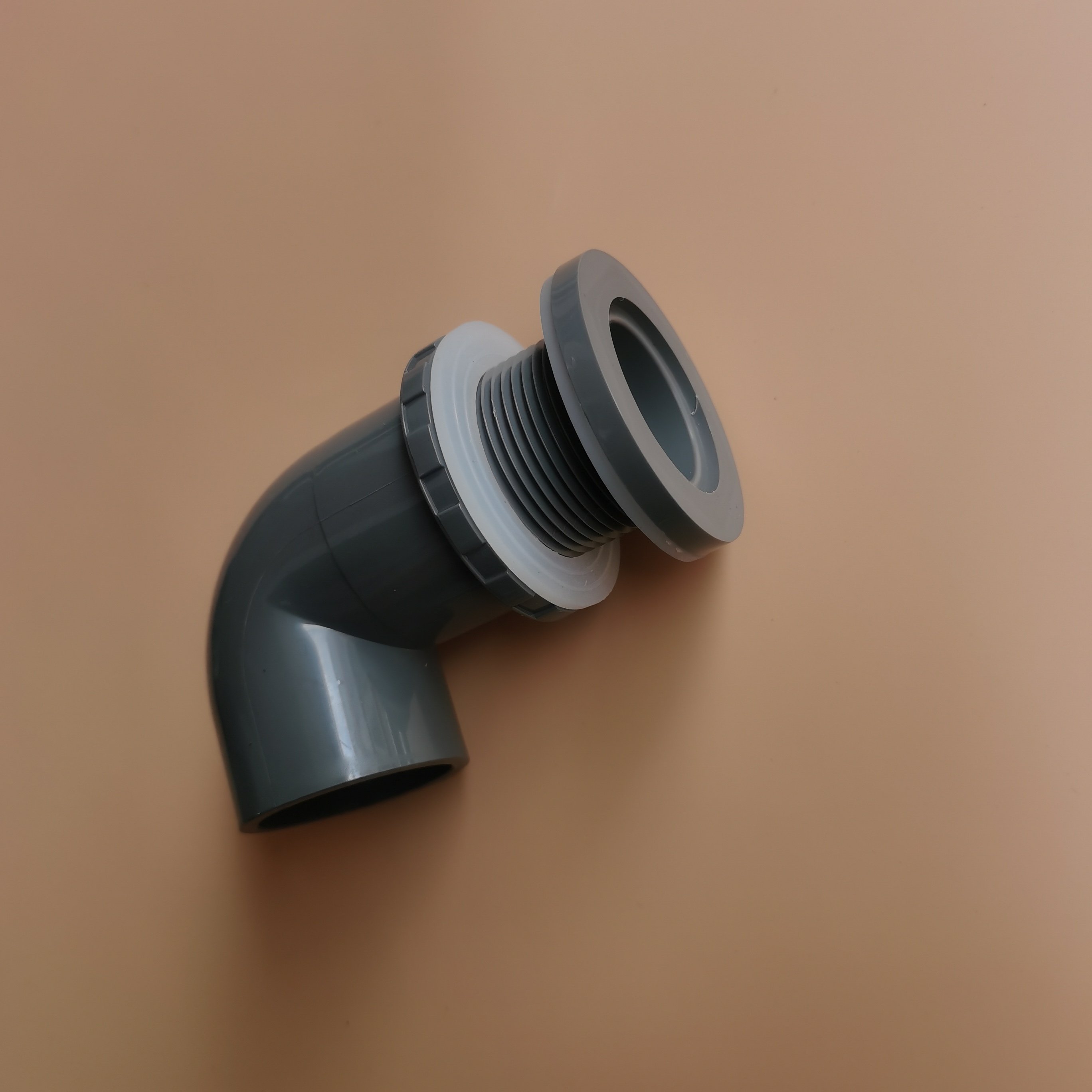 Aquarium connector pvc bulkhead fitting pipe connector for aquariums fish pond pool irrigation