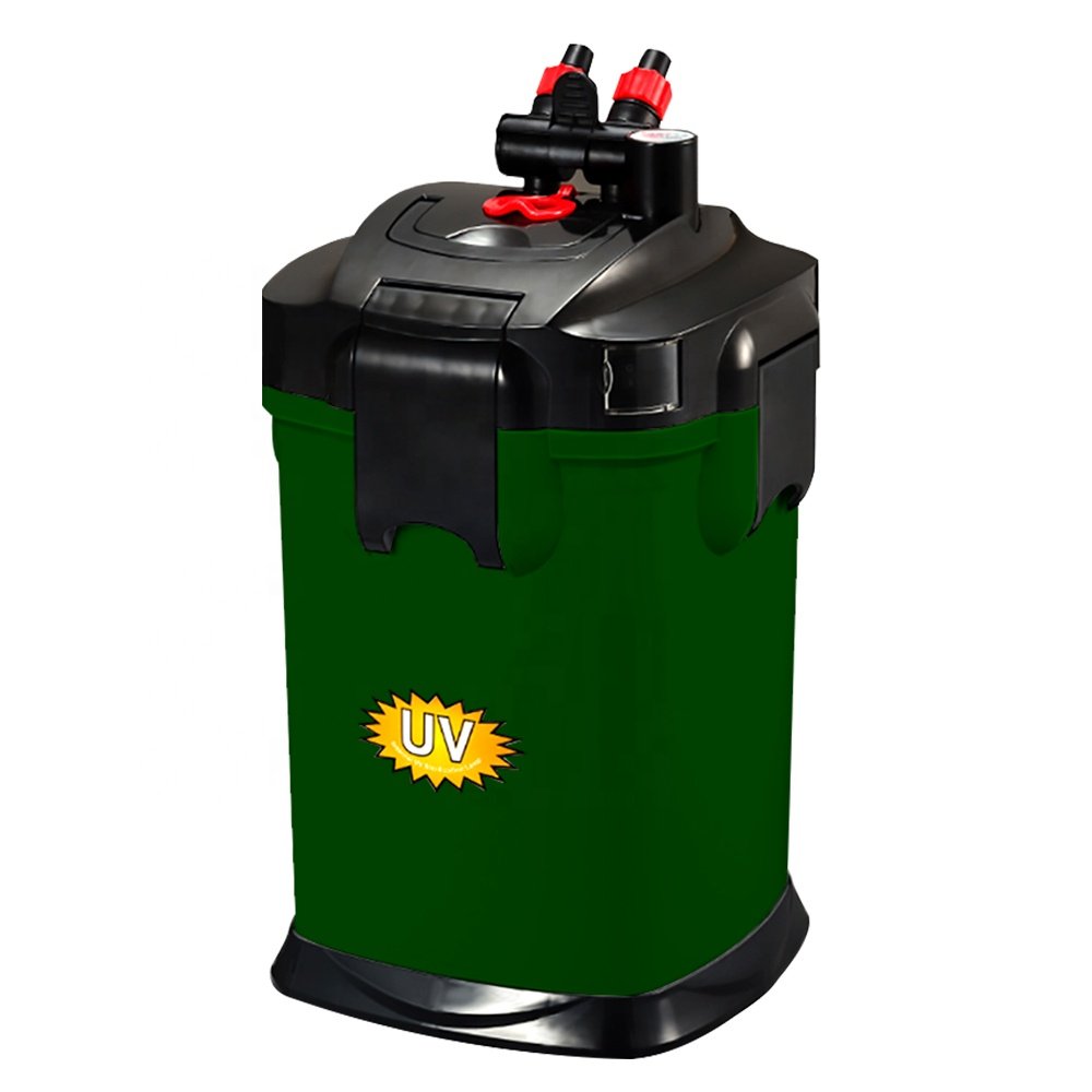 HOPAR UVF-3328 45W 2200L/h Ultraseal silent filer water pump UV canister type plant landscape tank aquarium external filter