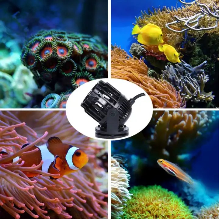 Multifunctional low noise marine freshwater wave maker circulation cross wavemakers for aquarium fish tank