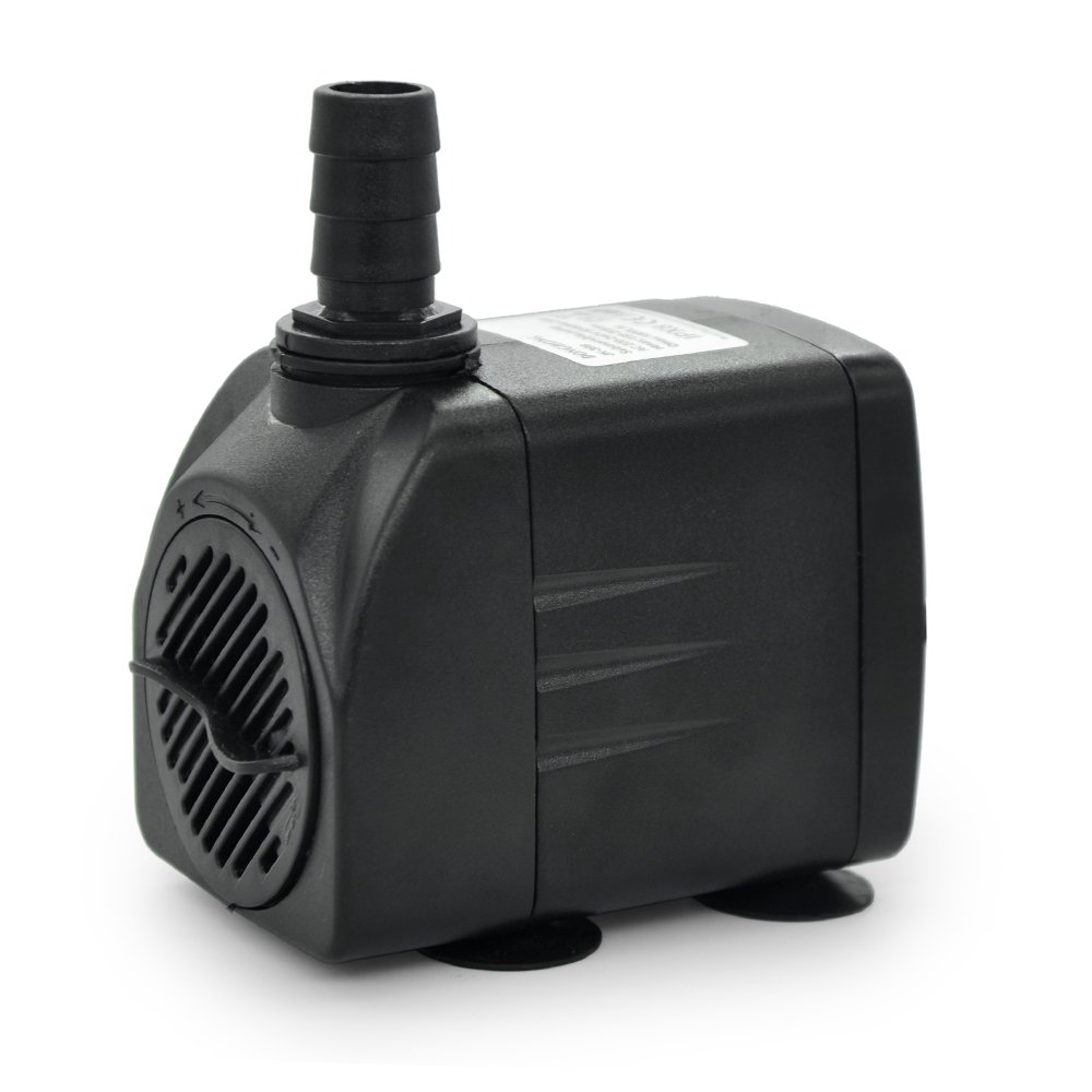 Electrical Aquarium Water Change Filter Pump with Flow Regulator and LED