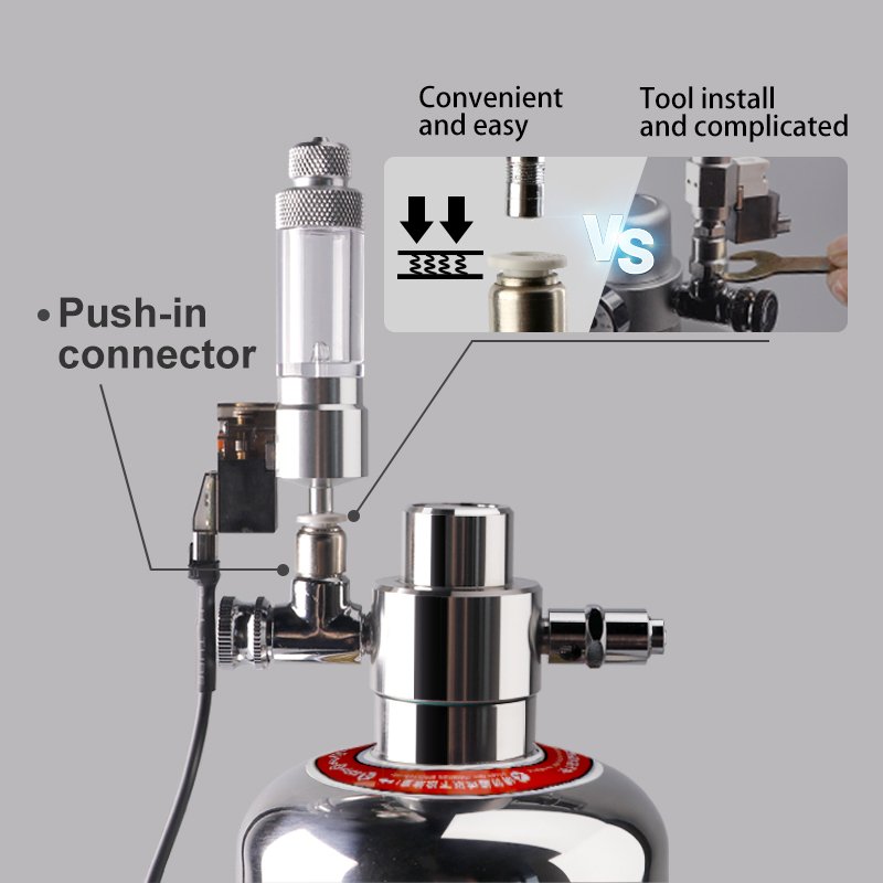 UUIDEAR manufacturer Aquarium Co2 Generator Kit With Pressure Co2 Diffuser Aquarium Diy Co2 Generator System Kit