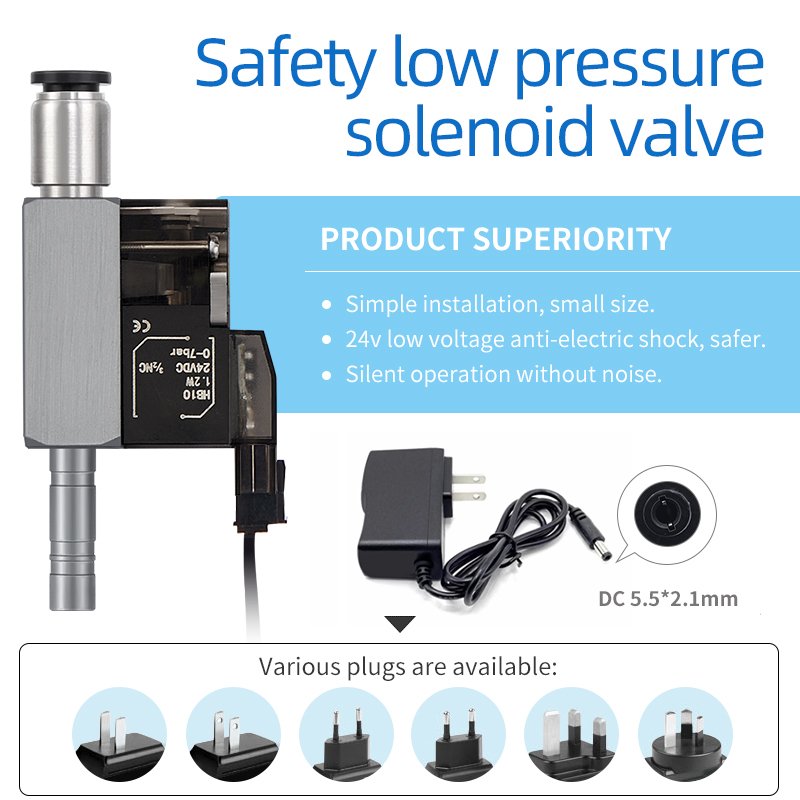 US EU AU UK Plug Solenoid Valve Control Intelligent Timing Switch CO2 System Equipment Accessories For Hydrophyte Aquascape