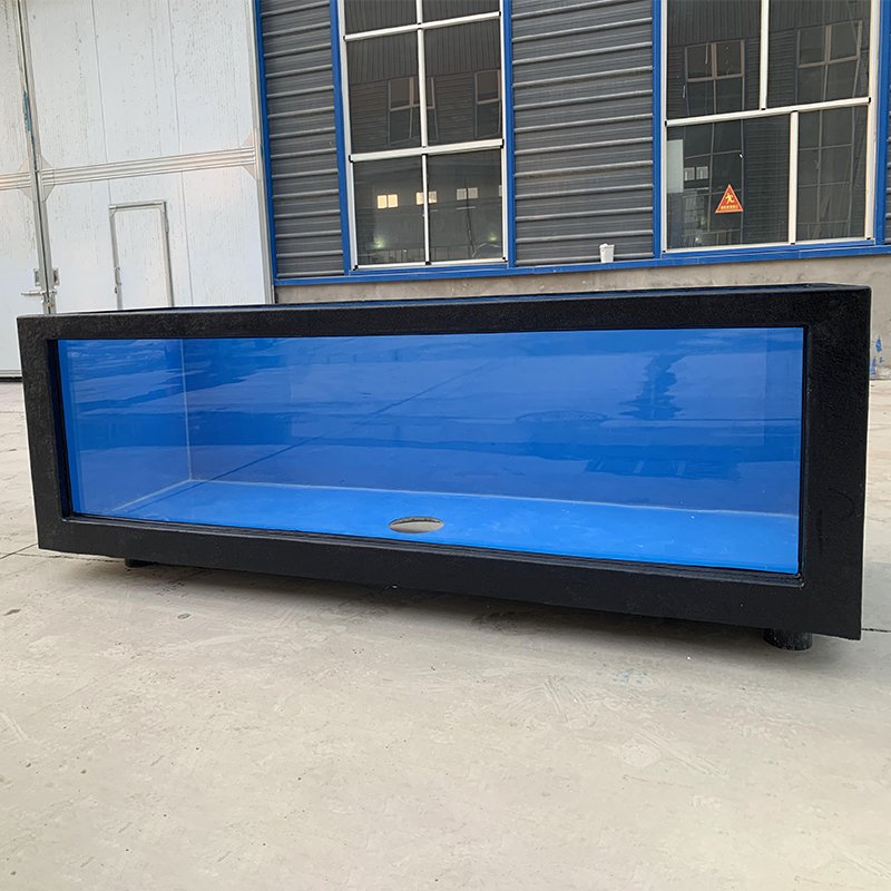 cheap indoor outdoor fibreglass backyard fishing tank farming tanks glass window fiber fish aquarium tank for koi fish