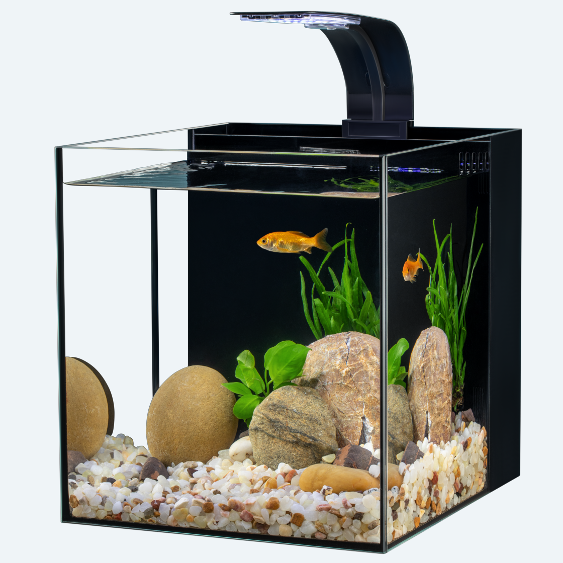 Cherlam factory price ultra white aquarium fish tank small ecological super transparent 5 in 1glass fish tank set for sale
