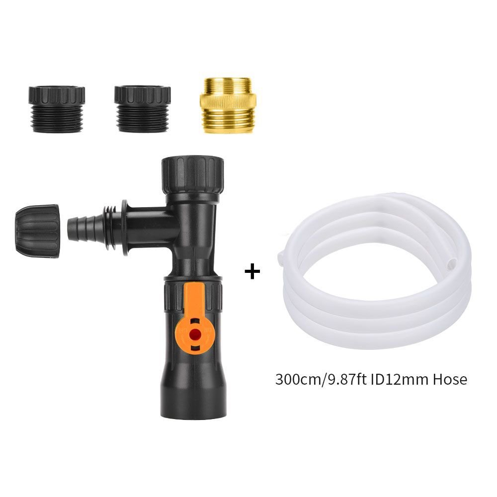 Water Changer Kit Aquarium Water Changer Connectors Water Changer Parts for Fish Tank Cleaning with Conversion Head