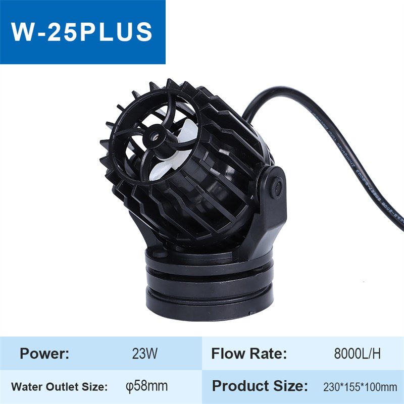 wholesale electrical 8000l/h dc wave maker aquarium wave maker pump fish tank wave makers crossing flow marine reef wavemaker
