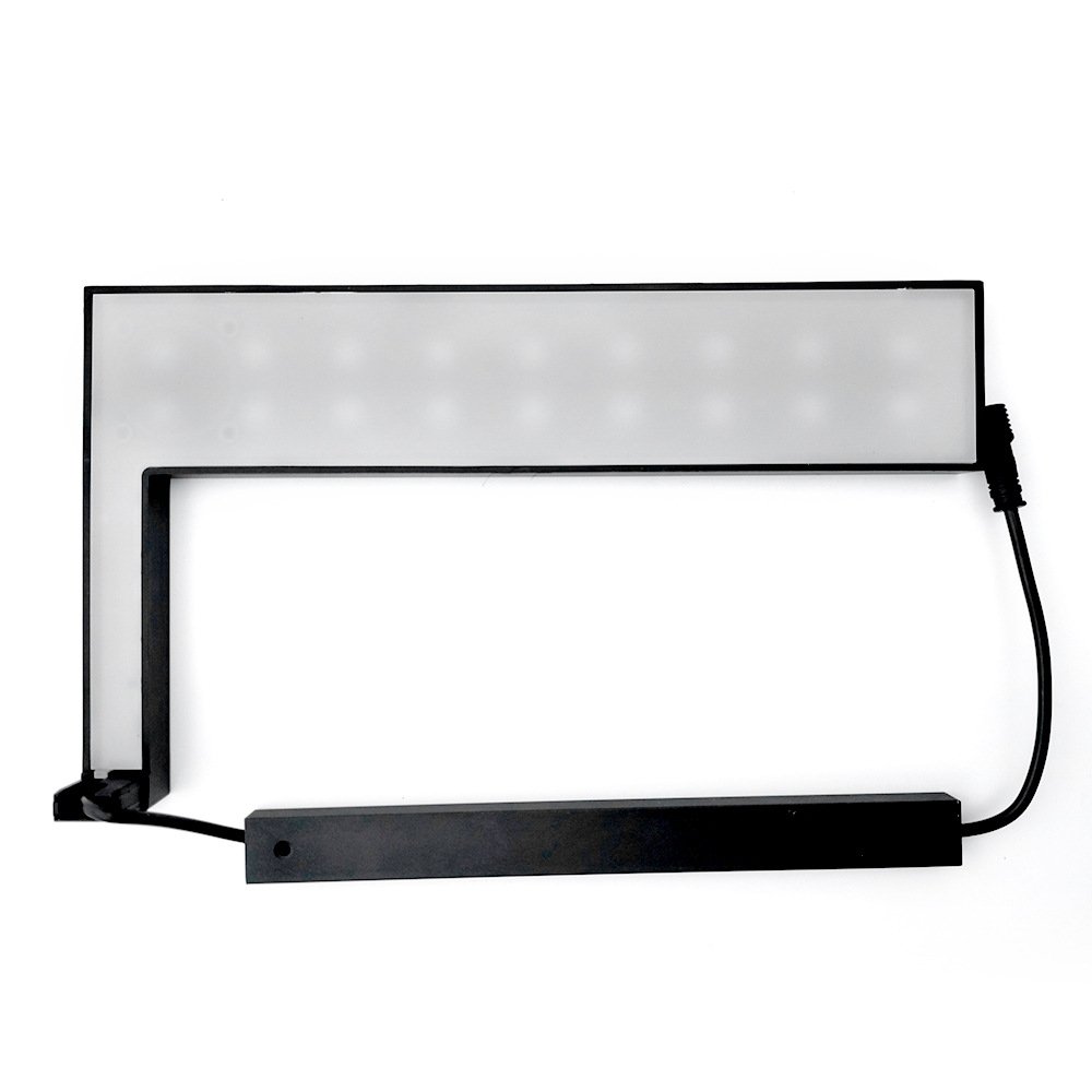 Aquarium Led WRGB Full Spectrum Aquarium LED Light Aquatic Plant Light DC 220V AL IP65 18W Led Strip Light Blauw 100cm Aquarium