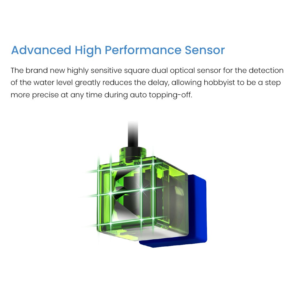 Auto Aqua Smart ATO Lite G2 (SATO-266P) DC HOB Versatile Optical Dual Aquarium Water Pump for Filter Marine Coral Reef Fish Tank