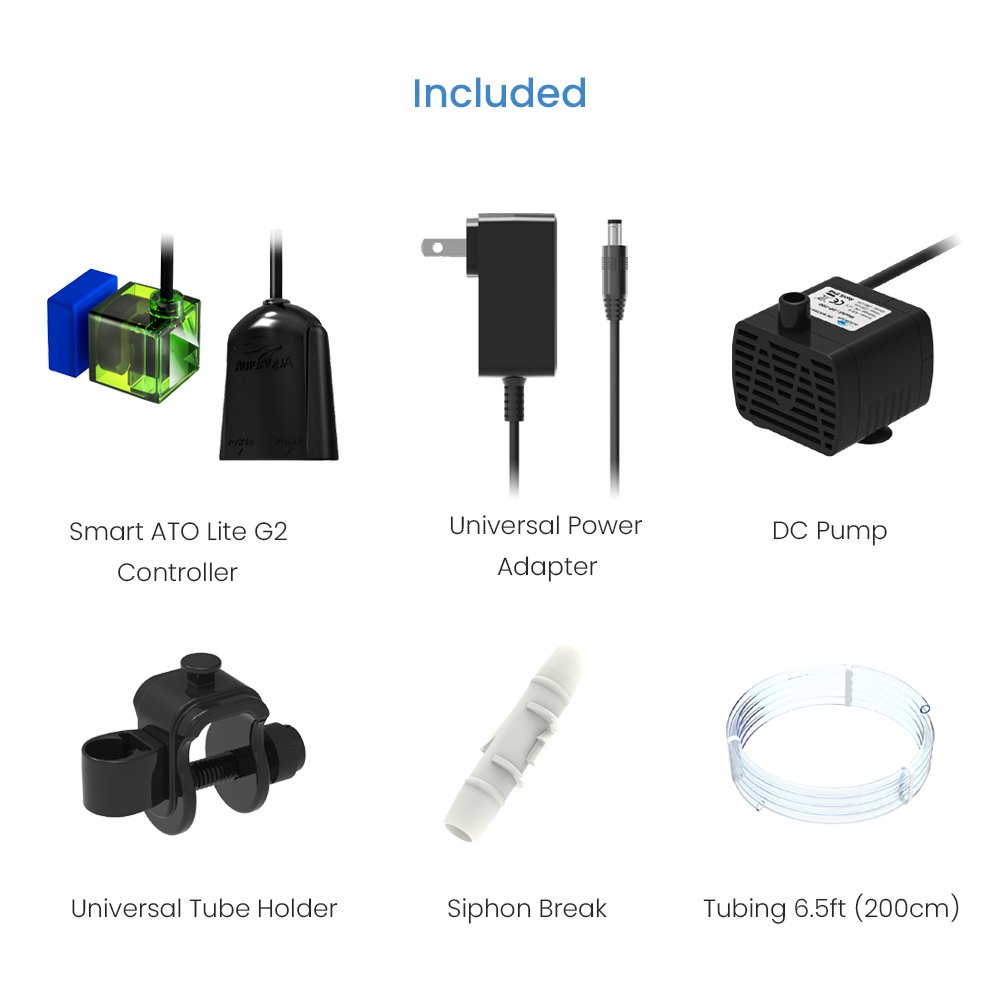 Auto Aqua Smart ATO Lite G2 (SATO-266P) DC HOB Versatile Optical Dual Aquarium Water Pump for Filter Marine Coral Reef Fish Tank