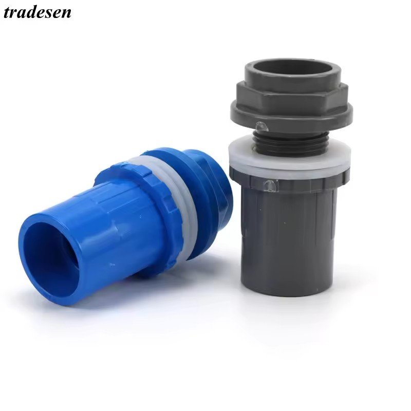 20-50mm aquarium accessories drainage pvc pipe joint 2 way pipe connector plastic for home garden diy aquarium fish tank