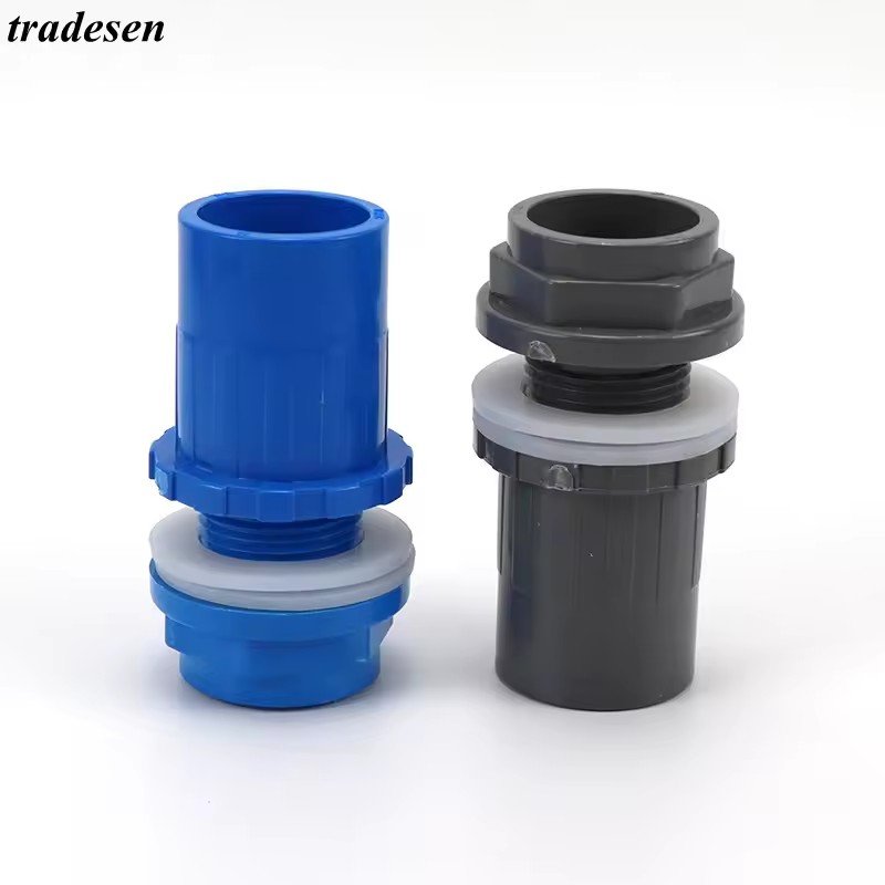 20-50mm aquarium accessories drainage pvc pipe joint 2 way pipe connector plastic for home garden diy aquarium fish tank