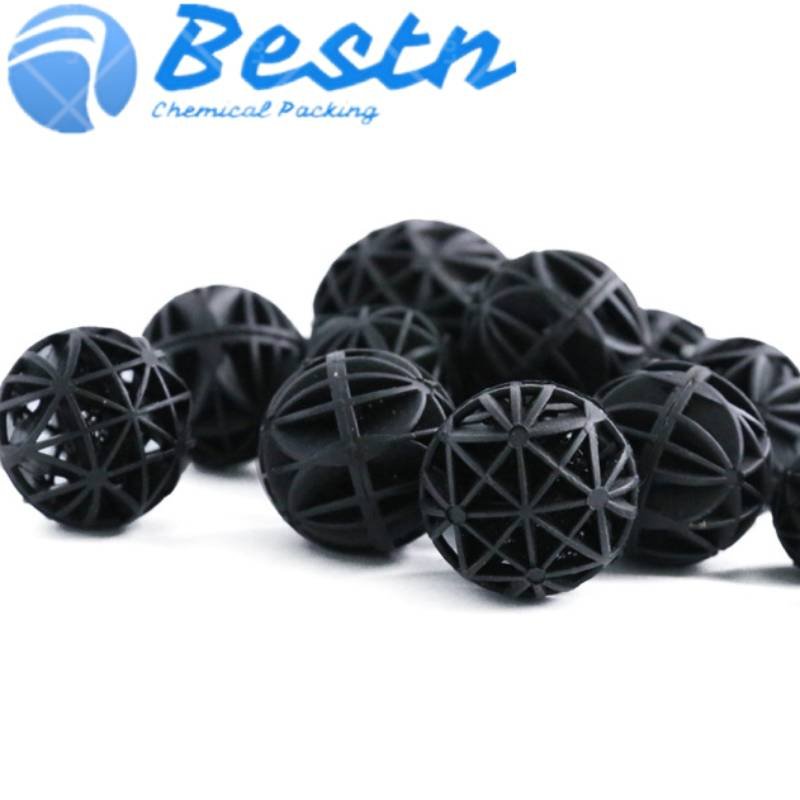 PP 16-76mm Plastic Floating Bio Ball with Sponge Biofilter Media for Aquarium Fish Pond