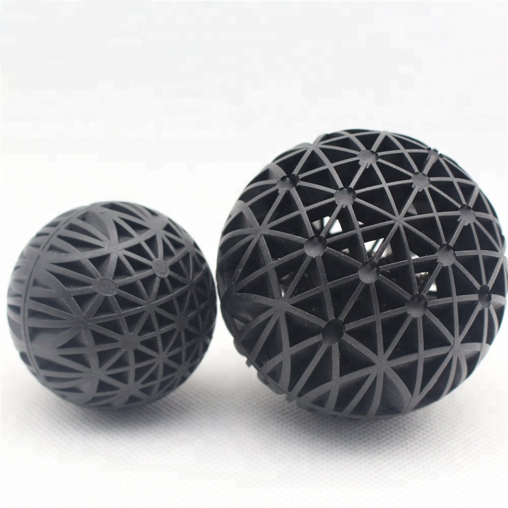 PP 16-76mm Plastic Floating Bio Ball with Sponge Biofilter Media for Aquarium Fish Pond